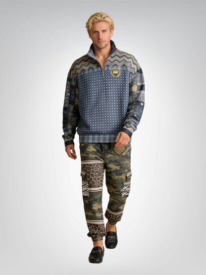 Camouflaged in the Jungle Eco-Poly Cargo Joggers