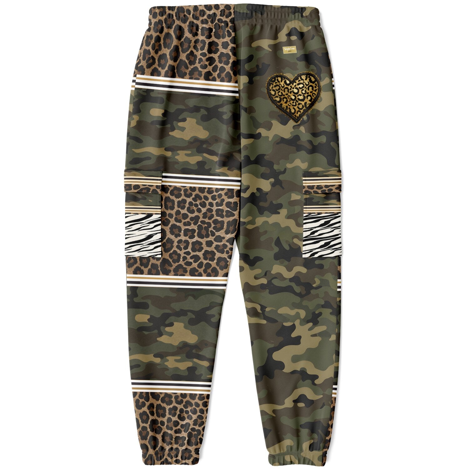 Camouflaged in the Jungle Eco-Poly Cargo Joggers