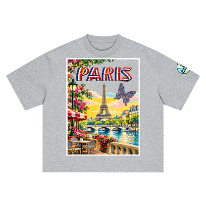 Paris Vive la France Boxy Oversized Unisex T-Shirt