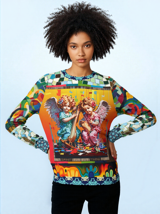 Cherubs in Joyous Play Unisex Sweatshirt (Gold Label)