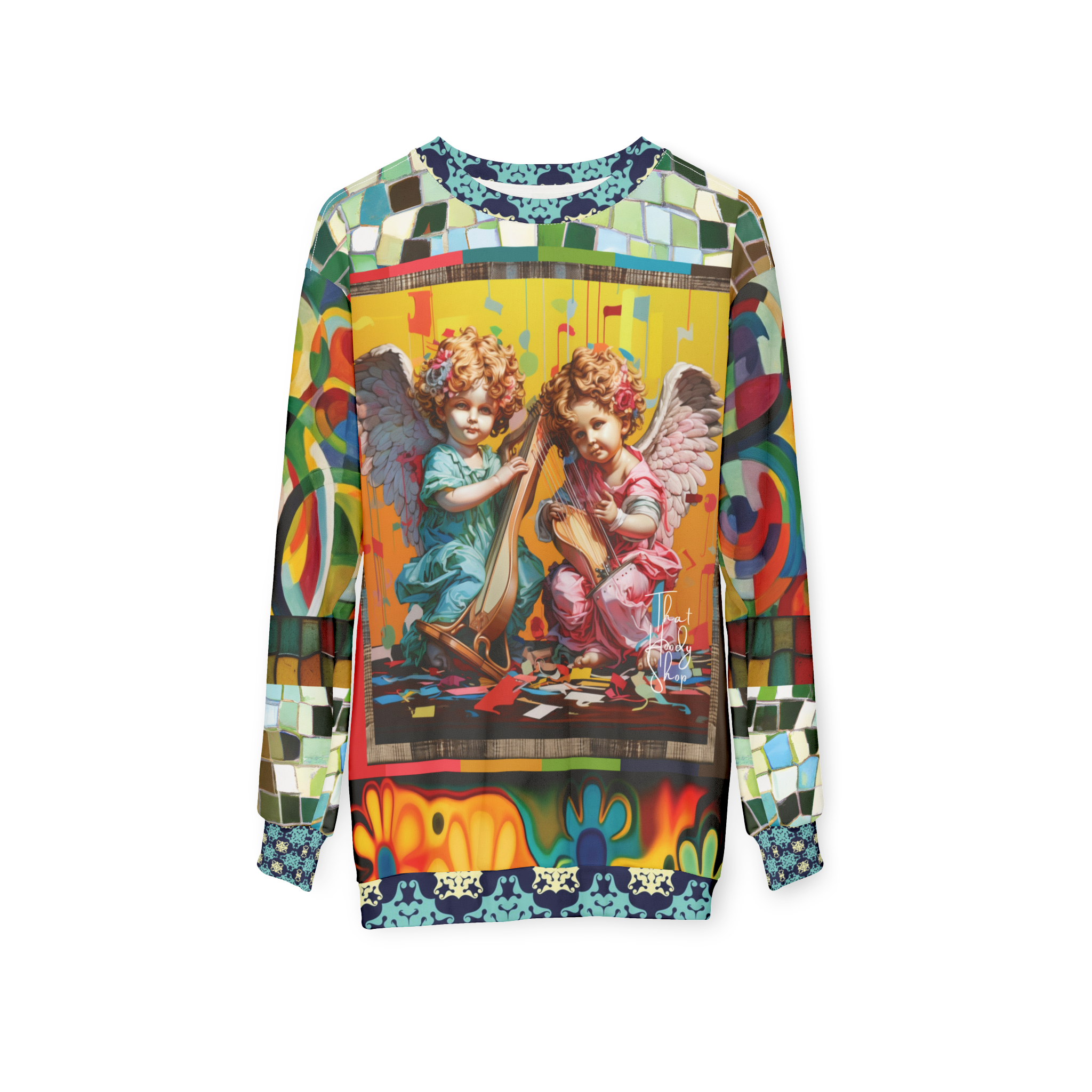 Cherubs in Joyous Play Unisex Sweatshirt (Gold Label)