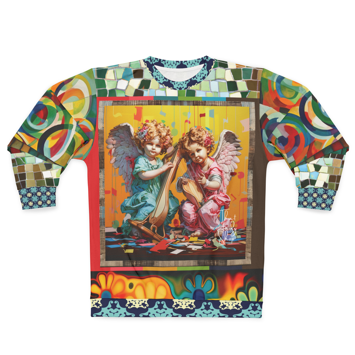 Cherubs in Joyous Play Unisex Sweatshirt (Gold Label)