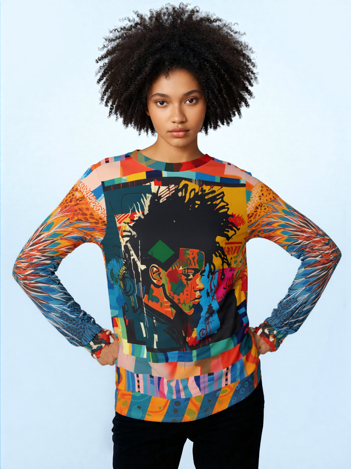 Childhood Interrupted Graffiti Art Unisex Sweatshirt (Gold Label)