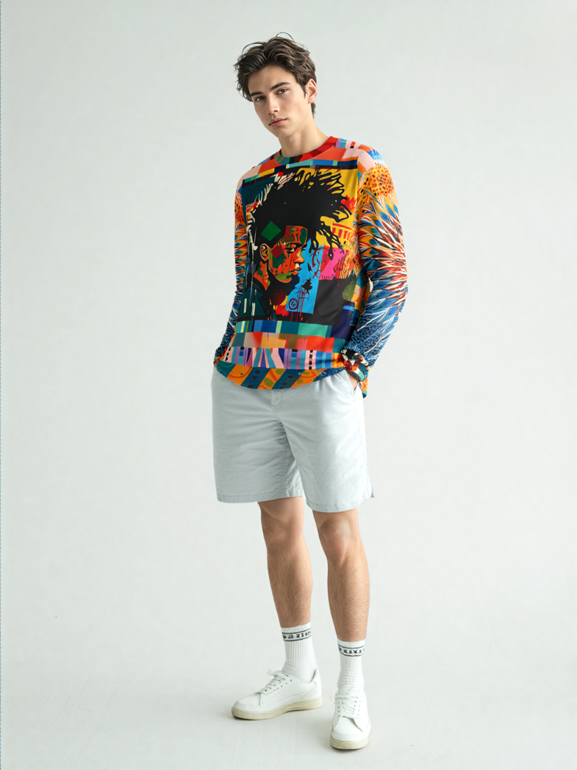 Childhood Interrupted Graffiti Art Unisex Sweatshirt (Gold Label)