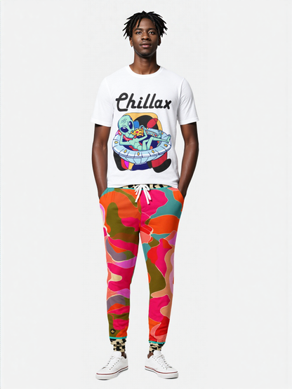 Scottsdale Orange Camo Eco-Poly Unisex Joggers