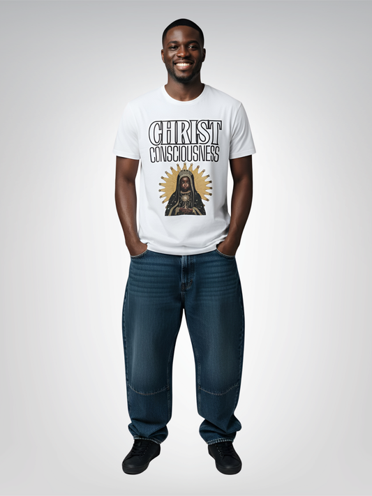 Christ Consciousness - Black Baby Jesus Short Sleeve Unisex Tee