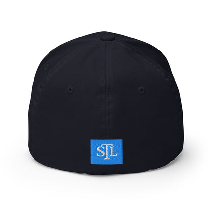 Flock Off Structured Twill Dad Hat with Elastic Back
