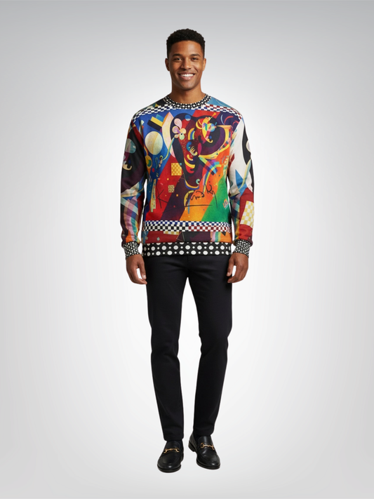 Composition in Nines - Kandinsky Unisex Sweatshirt (Gold Label)