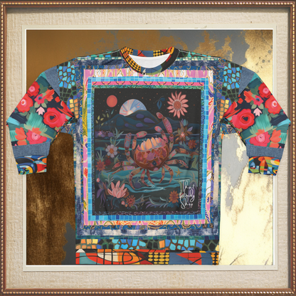 Crab of the Full Moon in Fantasy Unisex Sweatshirt (Gold Label)