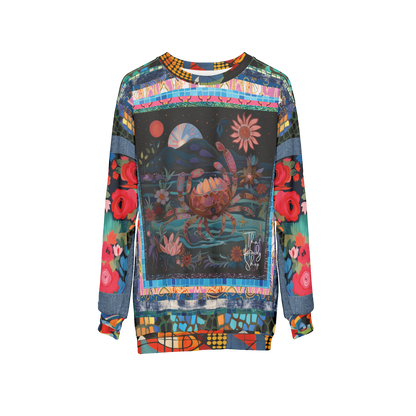 Crab of the Full Moon in Fantasy Unisex Sweatshirt (Gold Label)