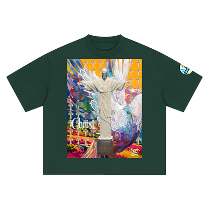 Christ the Redeemer Boxy Oversized Unisex T-Shirt