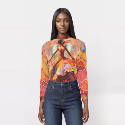 Dancing Through Harlem Pastel Colorblock Unisex Sweatshirt (Gold Label)