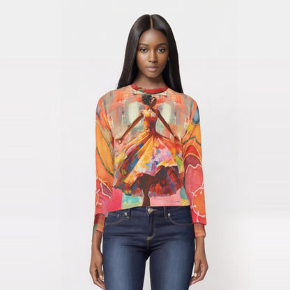 Dancing Through Harlem Pastel Colorblock Unisex Sweatshirt (Gold Label)