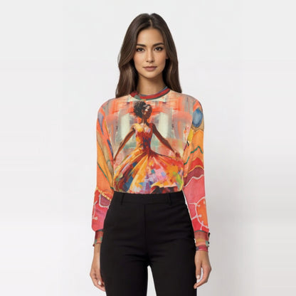 Dancing Through Harlem Pastel Colorblock Unisex Sweatshirt (Gold Label)