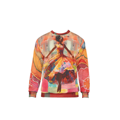 Dancing Through Harlem Pastel Colorblock Unisex Sweatshirt (Gold Label)