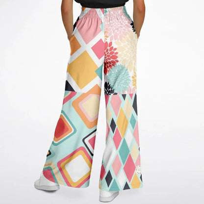 Mums the Word Floral Eco-Poly Wide Leg Pants