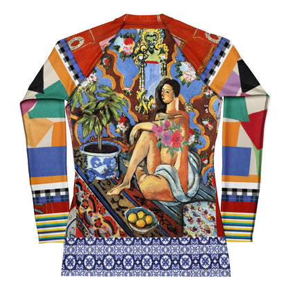 Decorative Figure in Ornamental Patchwork Women&