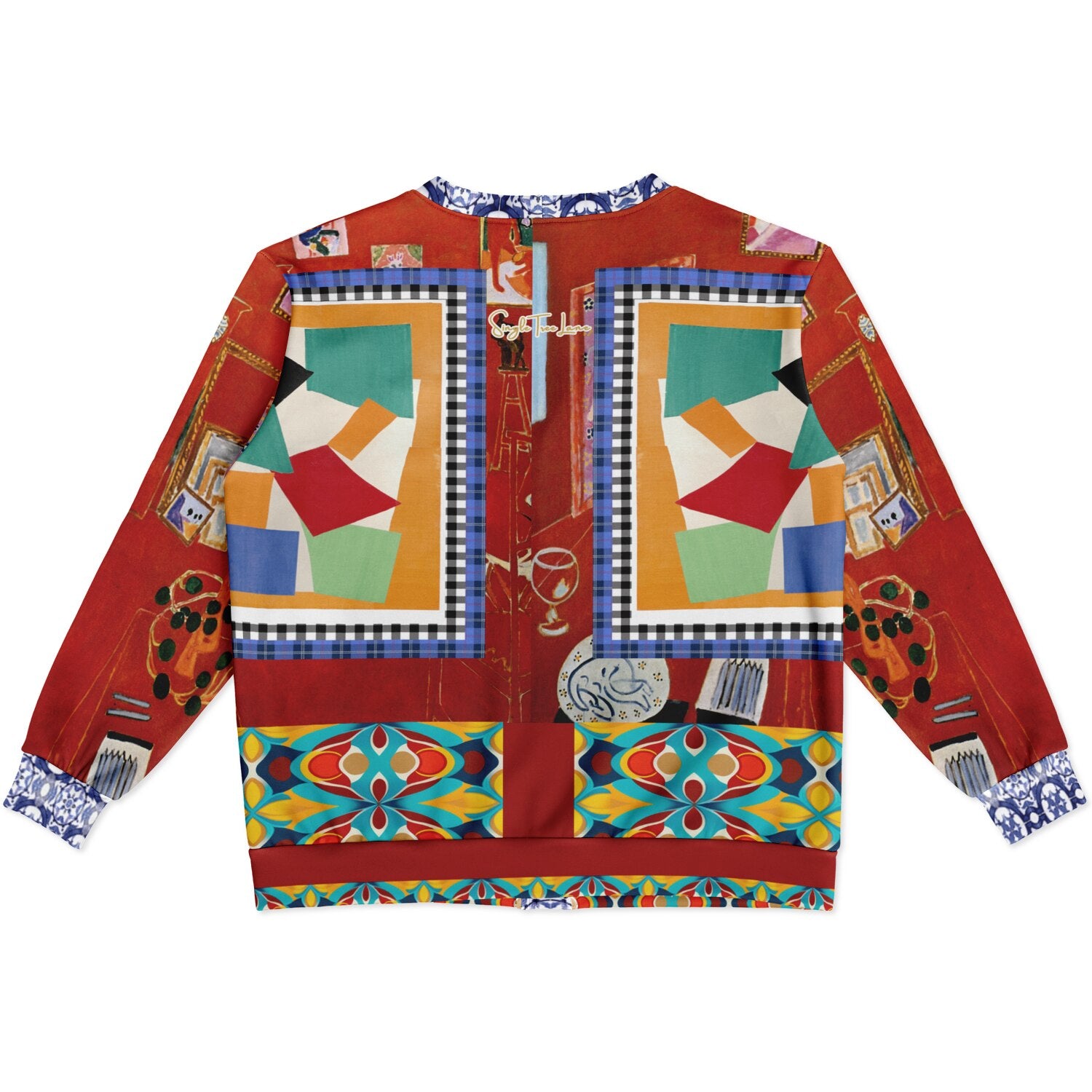 Decorative Figure in Ornamental Tavira Heavyweight Unisex Cardigan