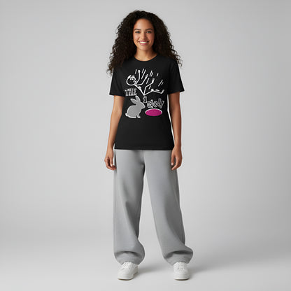 Down the Rabbit Hole I Go!!!! Unisex Garment-Dyed T-shirt