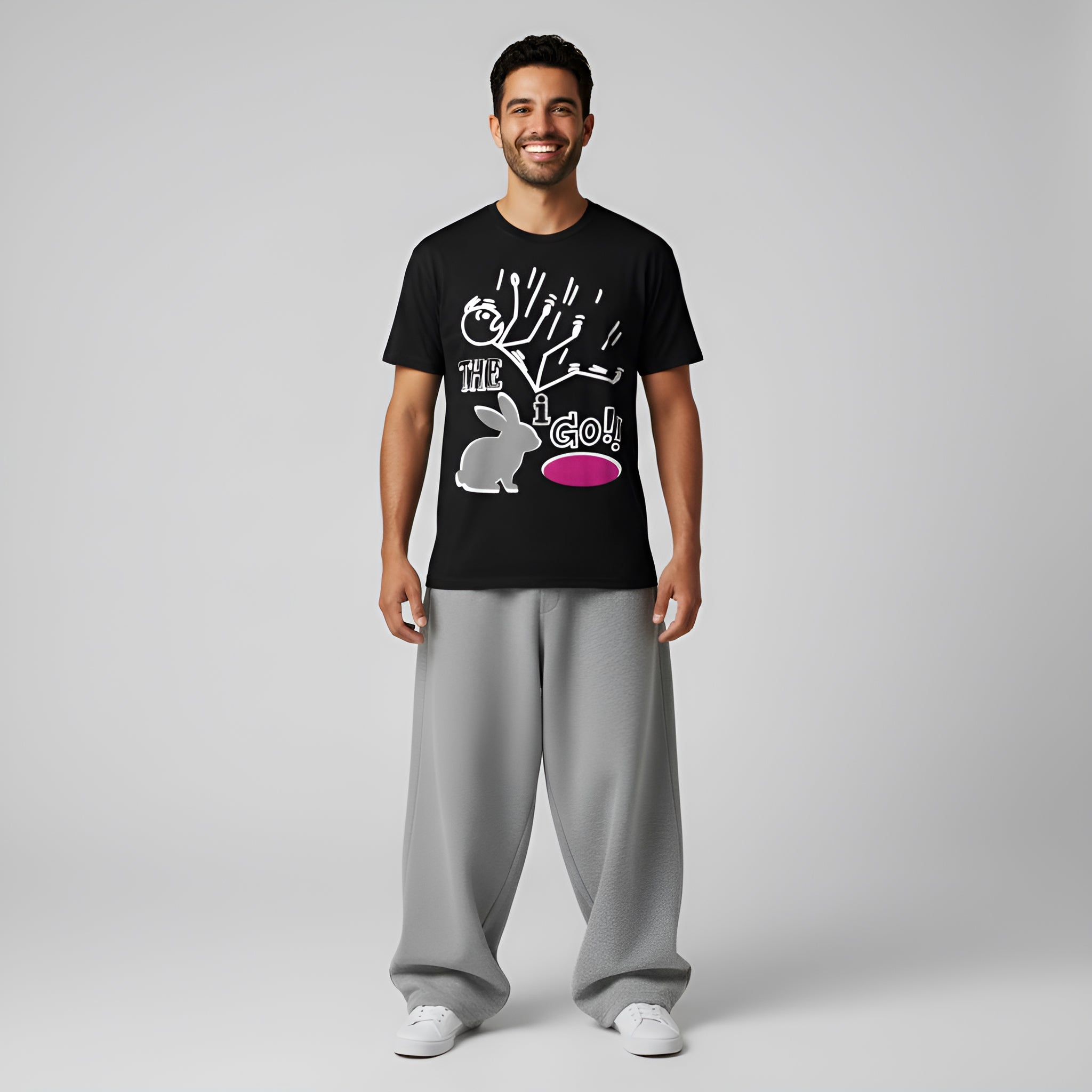 Down the Rabbit Hole I Go!!!! Unisex Garment-Dyed T-shirt