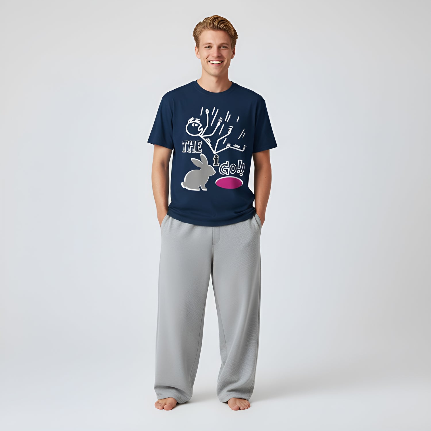 Down the Rabbit Hole I Go!!!! Unisex Garment-Dyed T-shirt