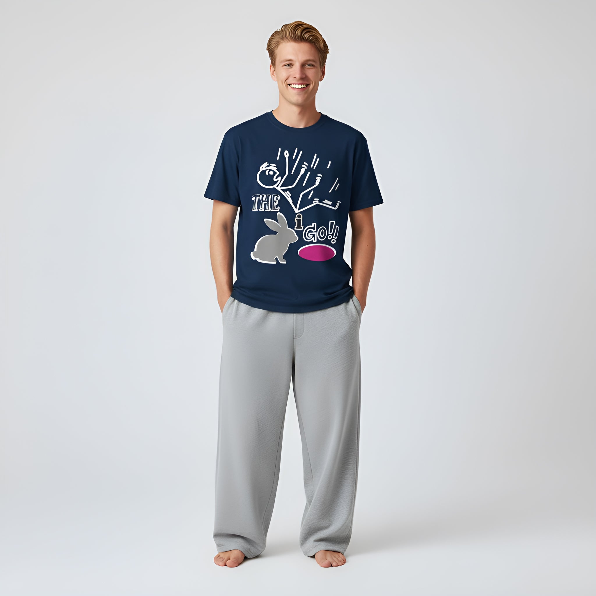 Down the Rabbit Hole I Go!!!! Unisex Garment-Dyed T-shirt