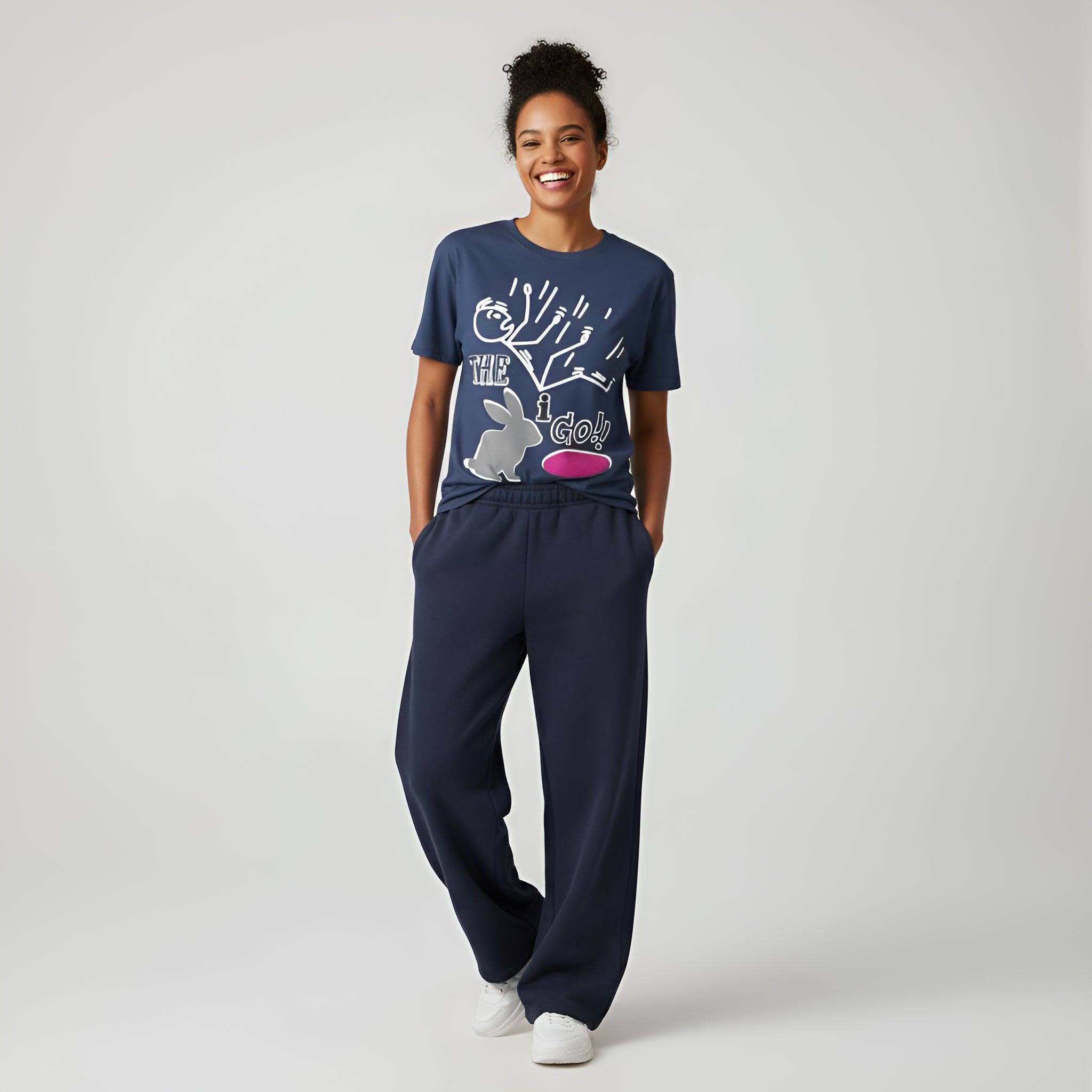 Down the Rabbit Hole I Go!!!! Unisex Garment-Dyed T-shirt