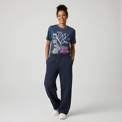 Down the Rabbit Hole I Go!!!! Unisex Garment-Dyed T-shirt