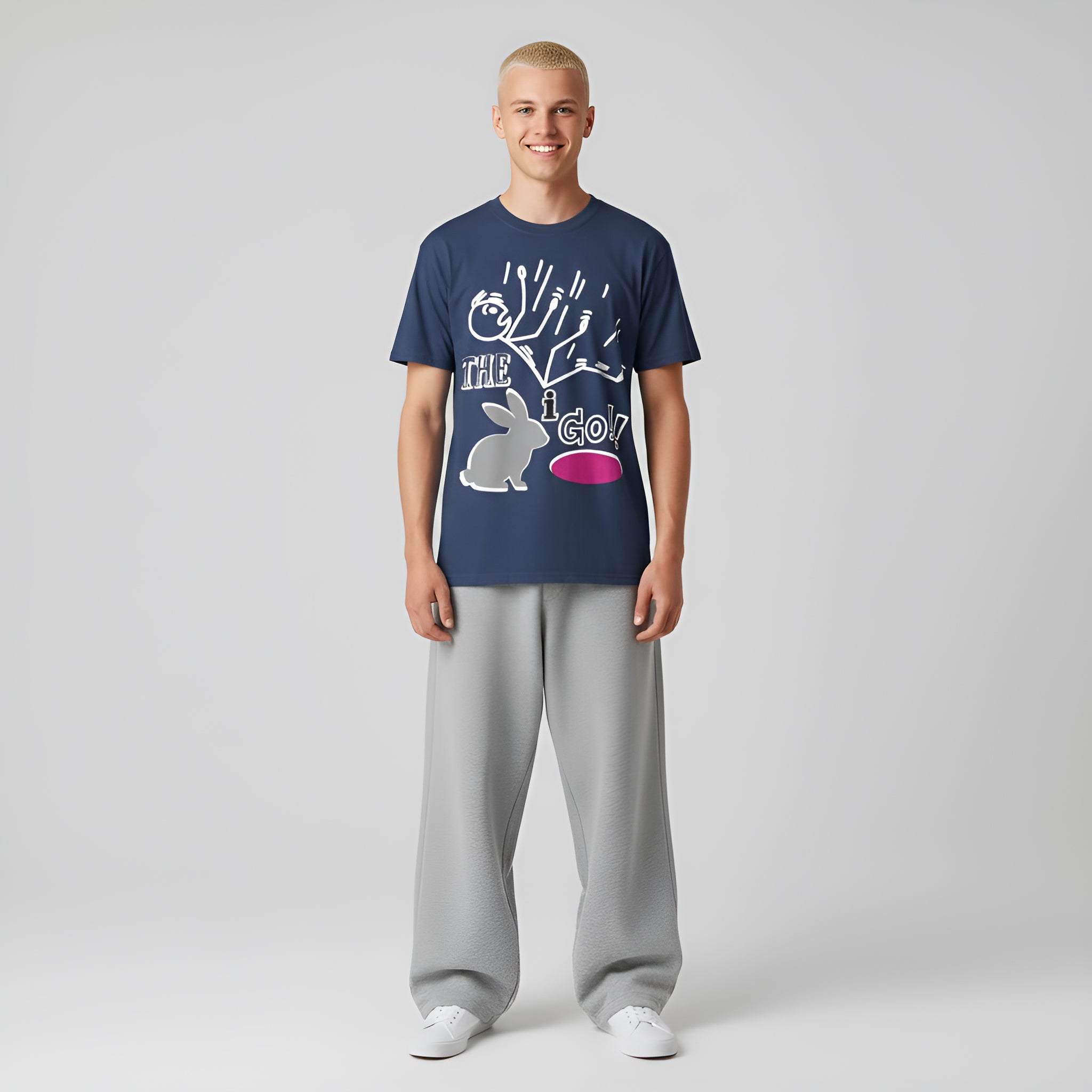 Down the Rabbit Hole I Go!!!! Unisex Garment-Dyed T-shirt