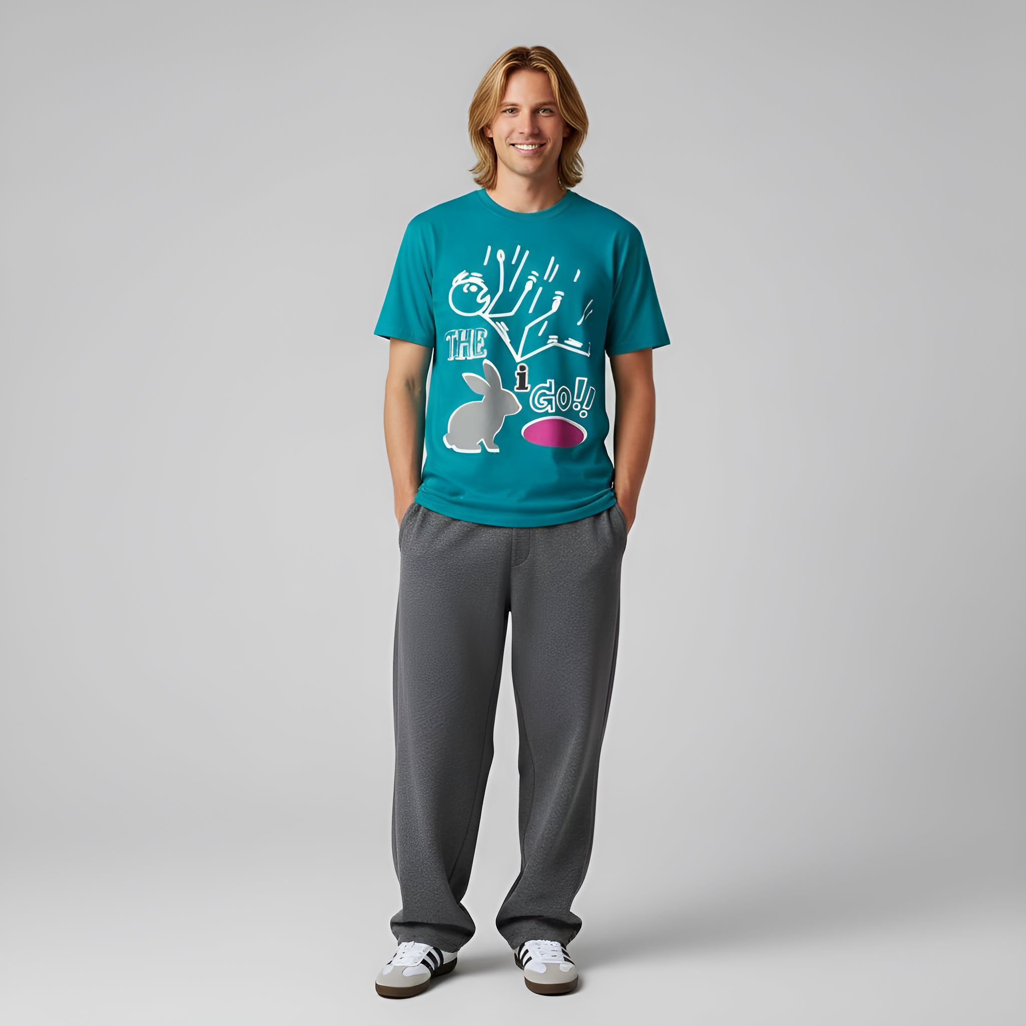 Down the Rabbit Hole I Go!!!! Unisex Garment-Dyed T-shirt