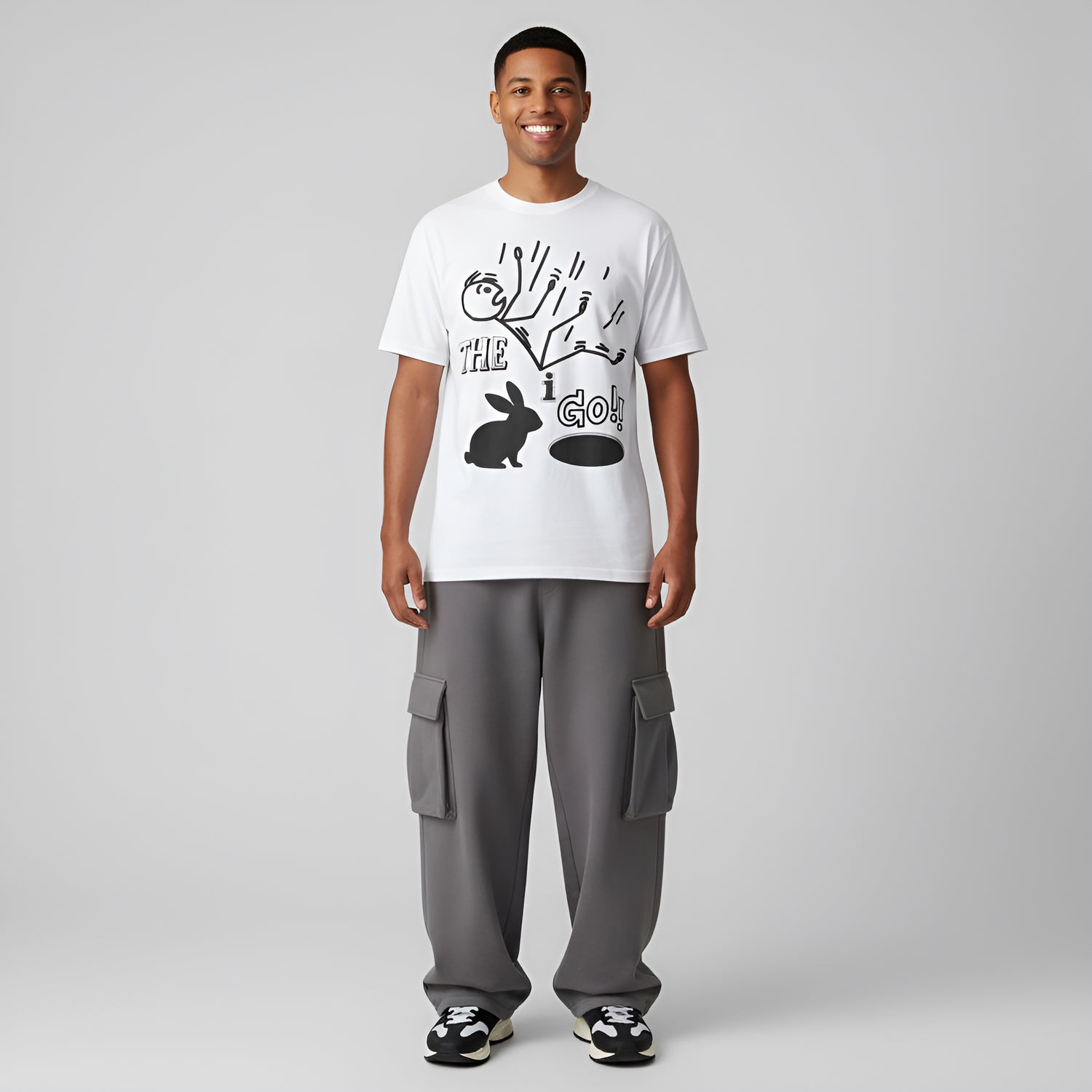 Down the Rabbit Hole I Go!!!! Unisex Garment-Dyed T-shirt