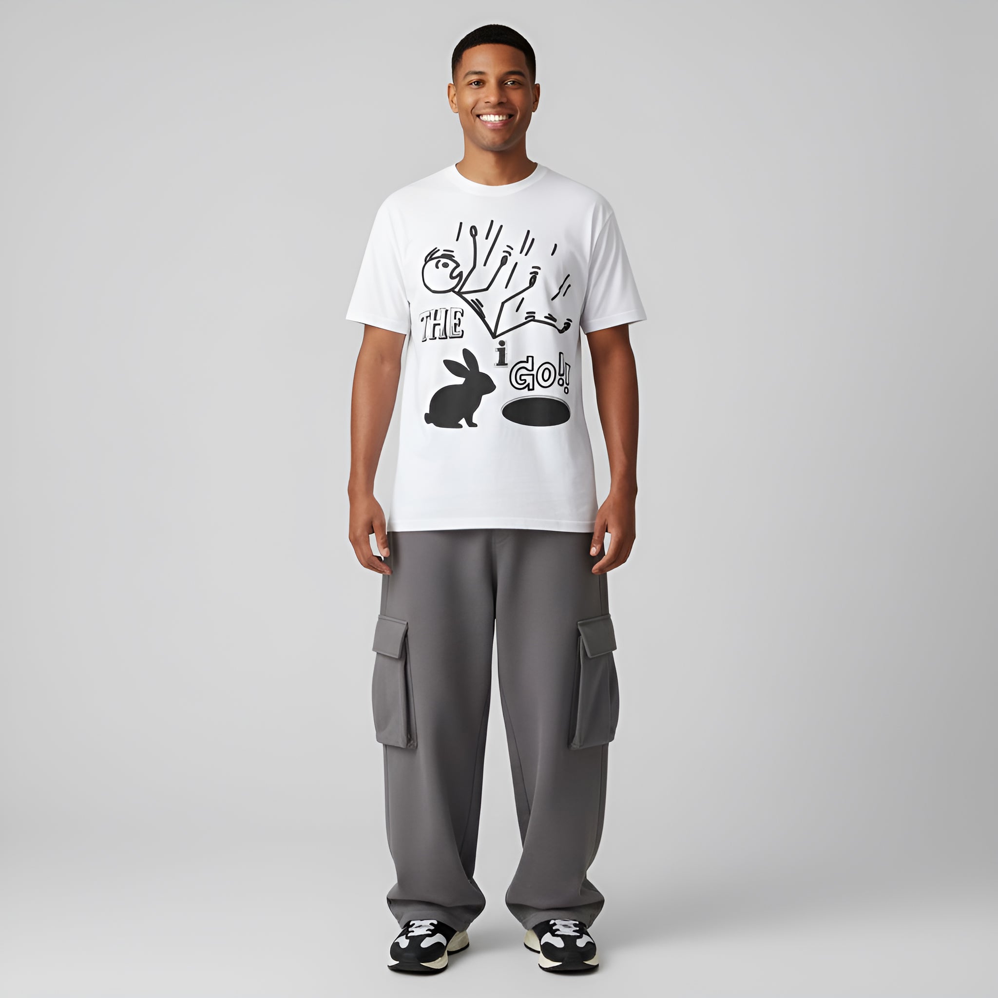 Down the Rabbit Hole I Go!!!! Unisex Garment-Dyed T-shirt