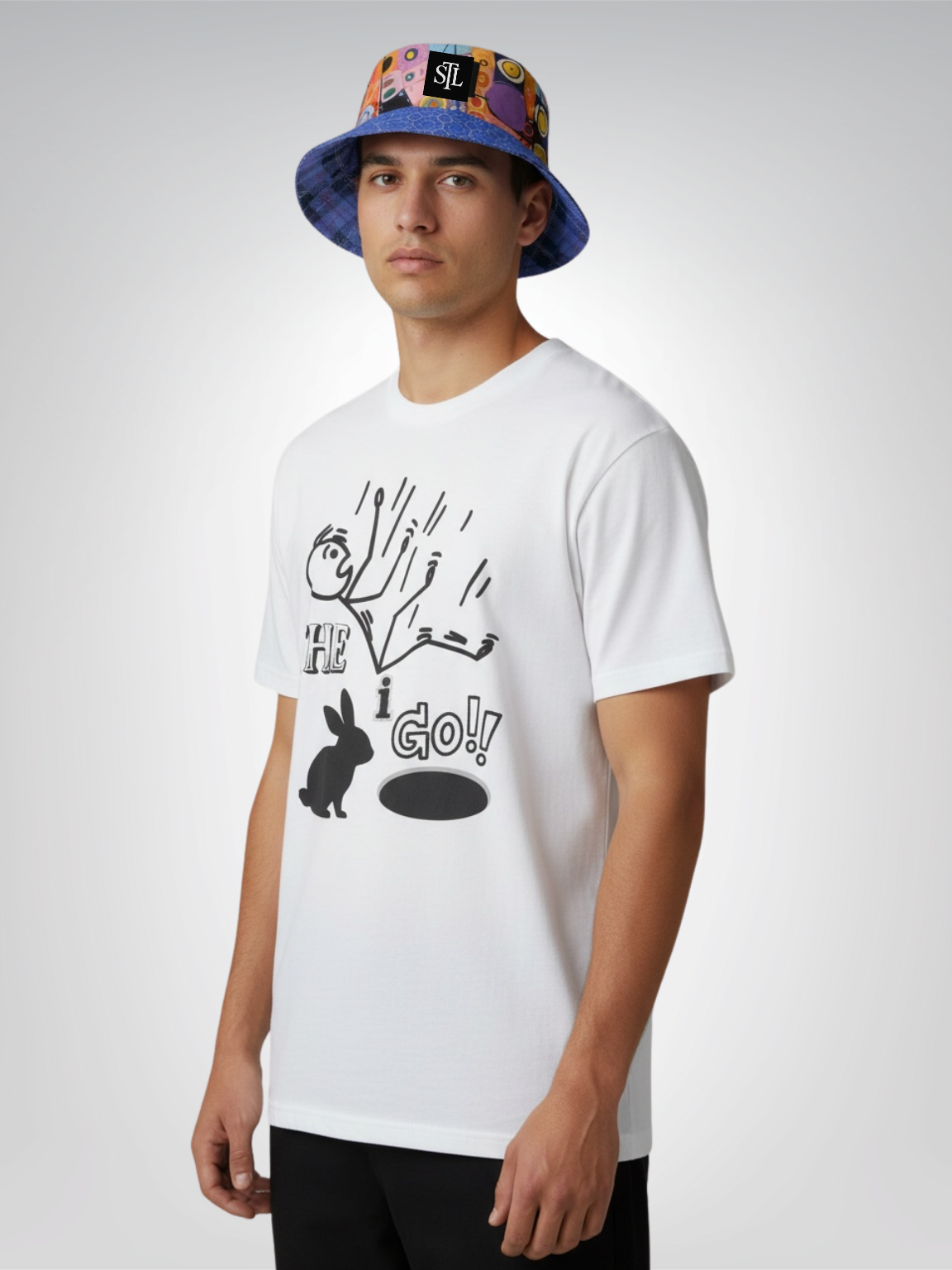 Open Window in Provence Reversible Bucket Hat