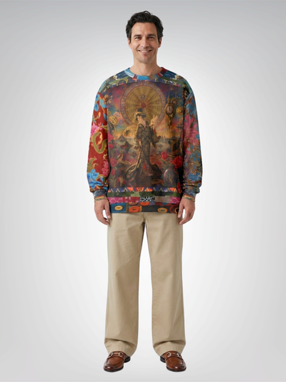 Duality of Spirit- Goddess of the Underworld Unisex Sweatshirt (Gold  Label)