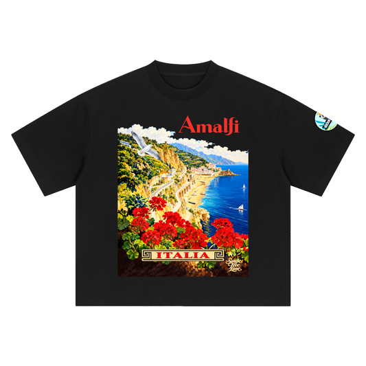 Amalfi in Springtime Boxy Oversized Unisex T-Shirt