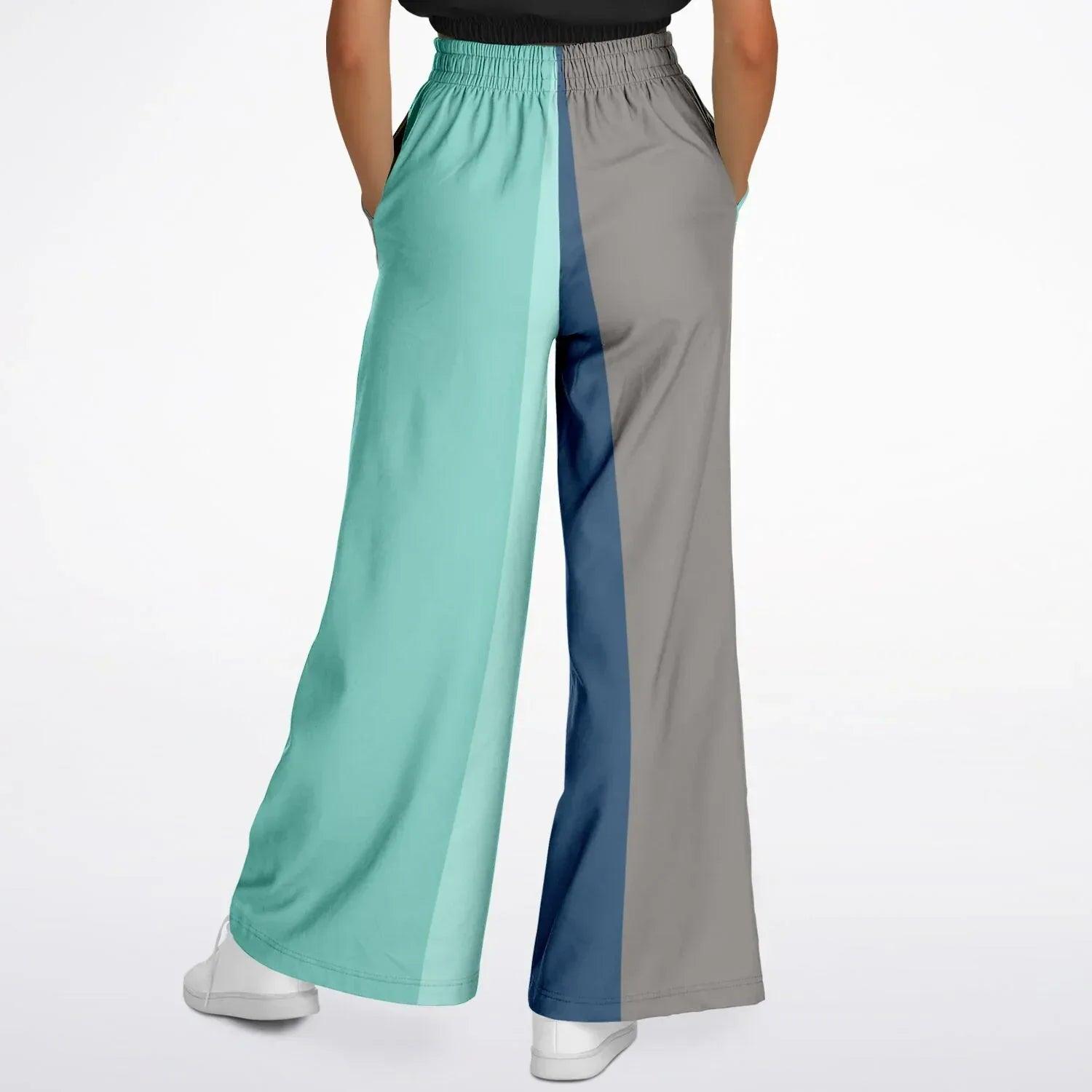 Calico Esplanade Striped Eco-Poly Wide Leg Pants