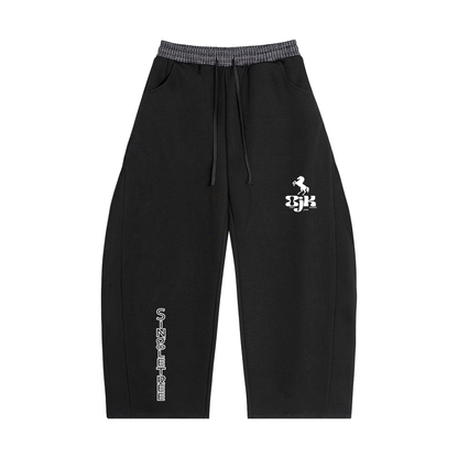 Spoiled &amp;  Entitled™ + STL Plaid Waistband Barrel Sweatpants