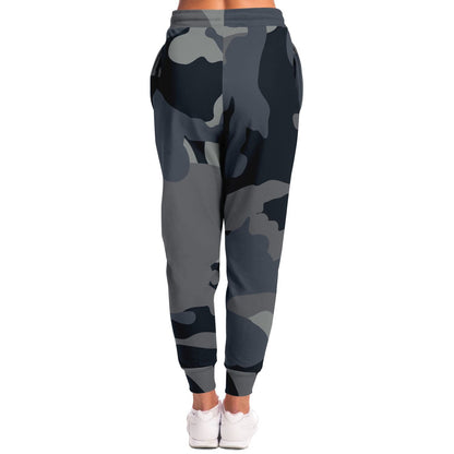 Black Dusk Eco-Poly Camo Joggers