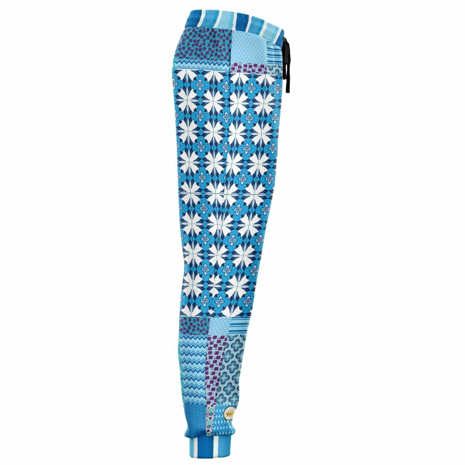 Blue Gypsy Patchwork Eco-Poly Unisex Joggers