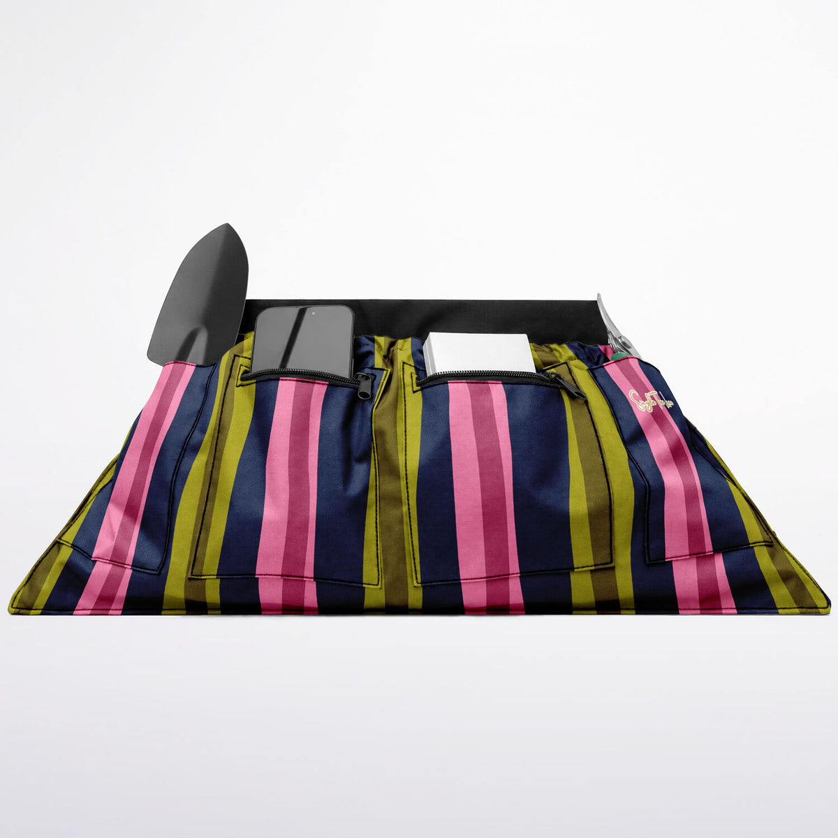 Electric Pink &amp; Olive Nights Garden Harvest Bag