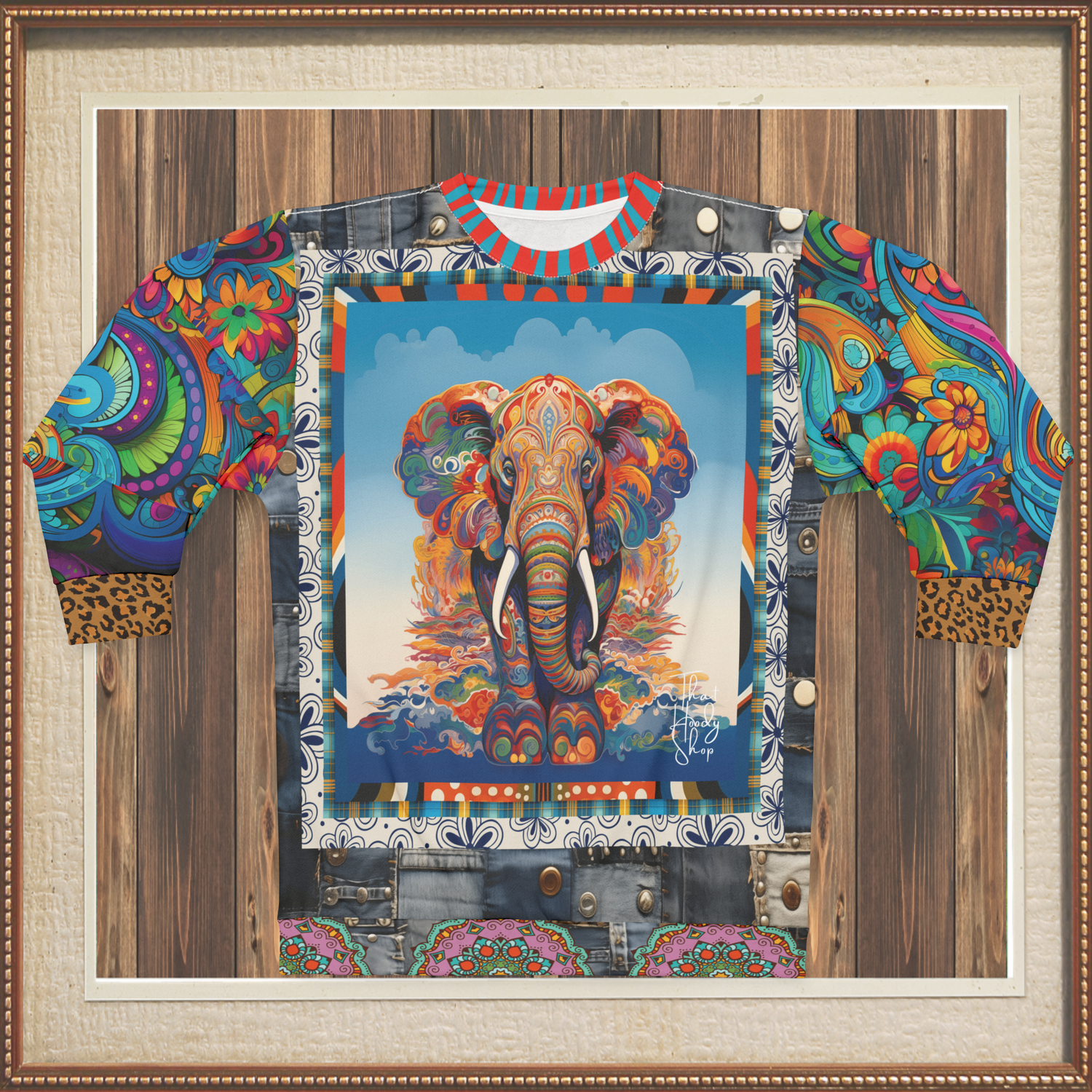 Elephant on Psychedelics Unisex Sweatshirt (Gold Label)