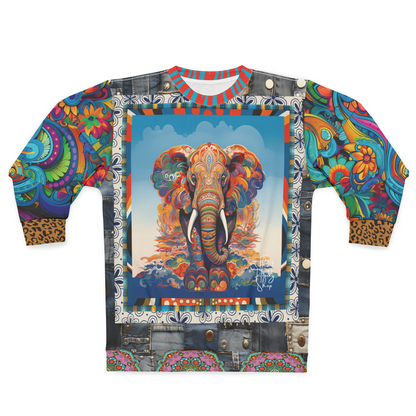 Elephant on Psychedelics Unisex Sweatshirt (Gold Label)