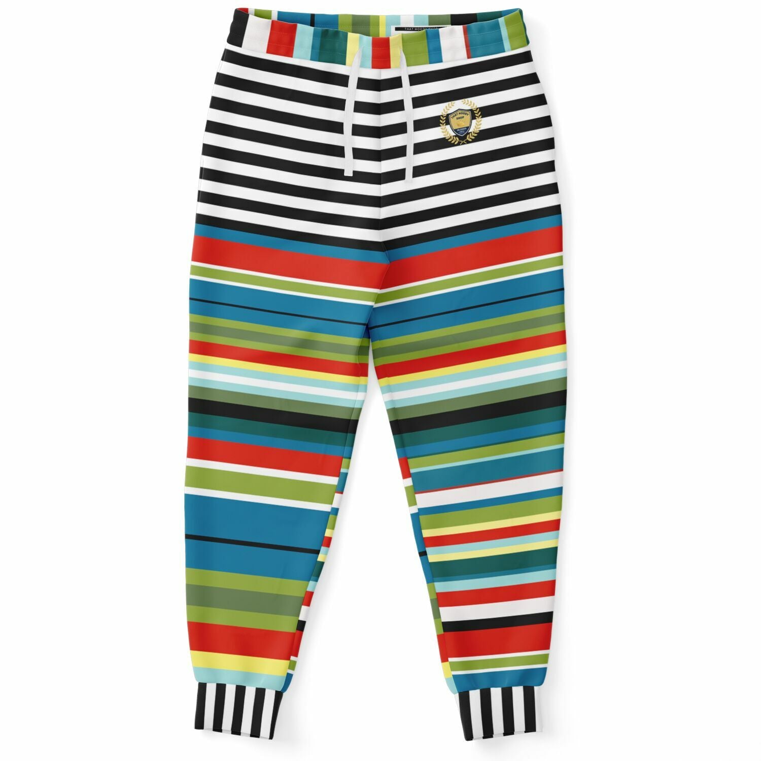 Everglades Rainbow Jailhouse Stripe Eco-Poly Joggers