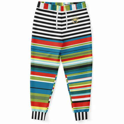 Everglades Rainbow Jailhouse Stripe Eco-Poly Joggers