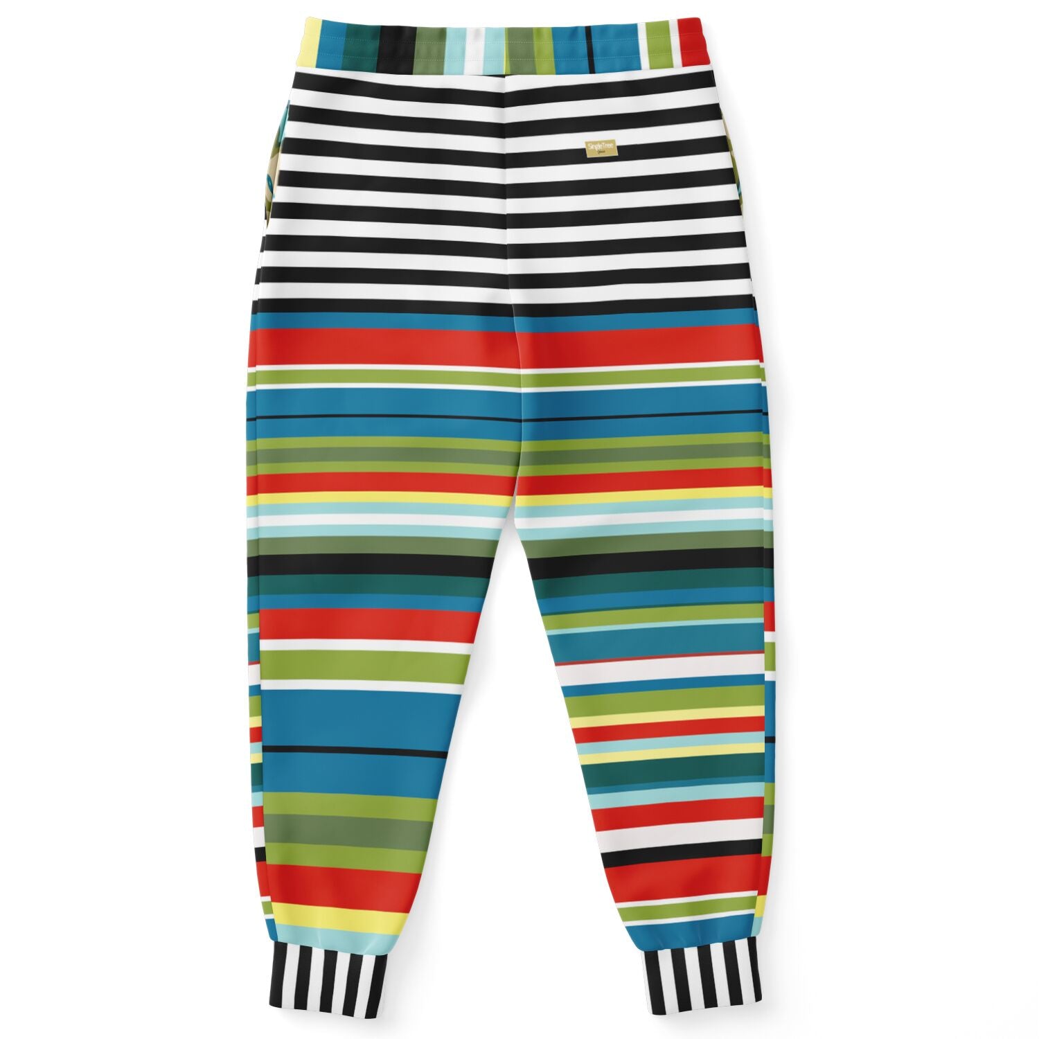 Everglades Rainbow Jailhouse Stripe Eco-Poly Joggers