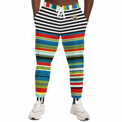 Everglades Rainbow Jailhouse Stripe Eco-Poly Joggers