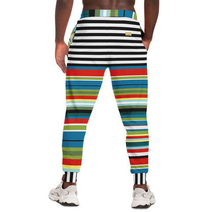 Everglades Rainbow Jailhouse Stripe Eco-Poly Joggers
