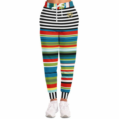 Everglades Rainbow Jailhouse Stripe Eco-Poly Joggers