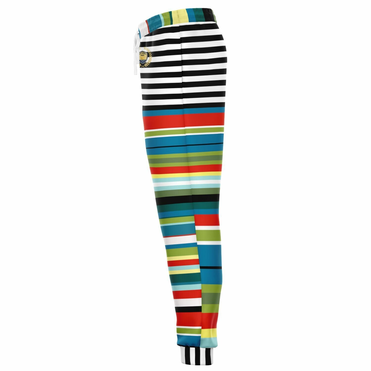 Everglades Rainbow Jailhouse Stripe Eco-Poly Joggers
