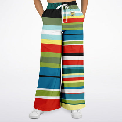 Everglades Rainbow Stripe Eco-Poly Wide Leg Pants